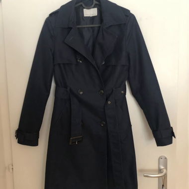 Marineblauer Trenchcoat