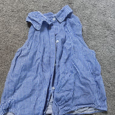 Plaid top