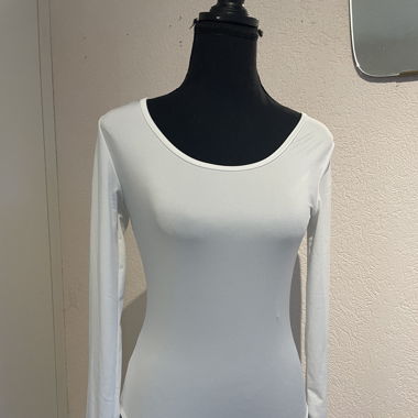 Body blanc manches longues 