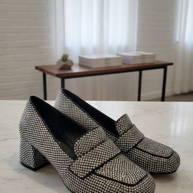 Jeffrey Campbell women's shoes glitter stones 40