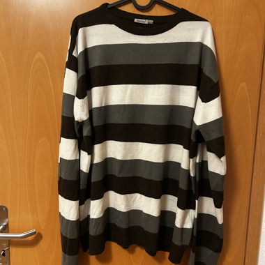 Striped knit sweater