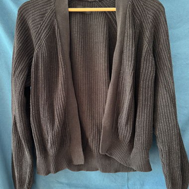 Cardigan en maille noir