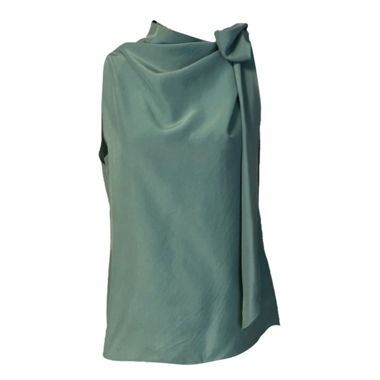Türkisfarbenes ärmelloses Top