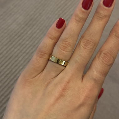 Bague dorée