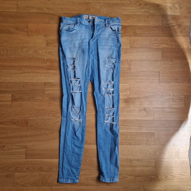 Jeans Denim à trou