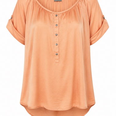 Blouse couleur corail