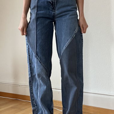 Patchwork style jeams