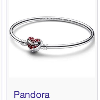 Pandora spider man Armband
