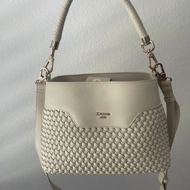 Borsa a tracolla Dune color crema