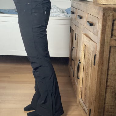Softshell Skihose schwarz 
