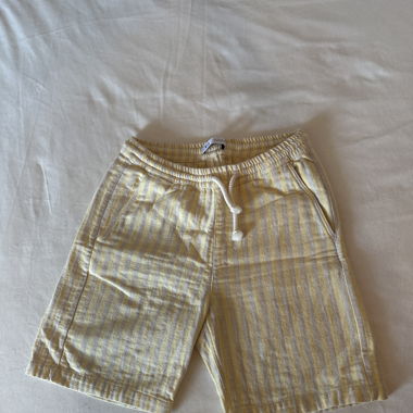 Herren-Sommer-Shorts Gelb und Beige