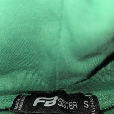 Electric green sweater