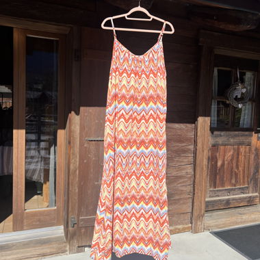 Langes Kleid Beach Summer wie Missoni M