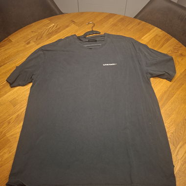 T-shirt nero Live Fast