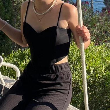 black corset top
