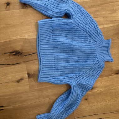 Blue Knit Sweater
