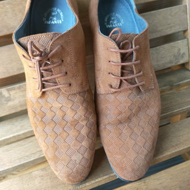 Braune Richelieu-Schuhe
