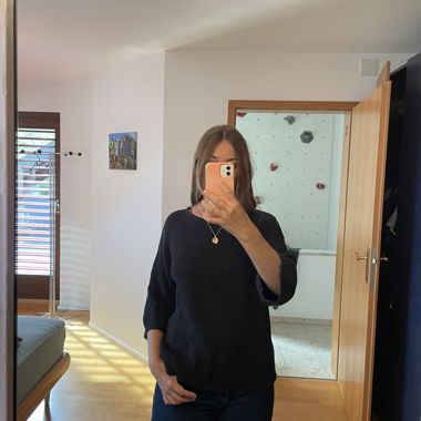 Oversized knitted Pulli