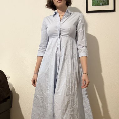 Blaues Sommerkleid
