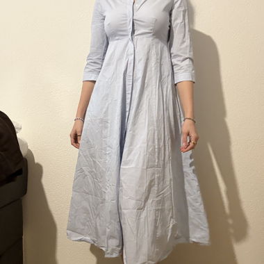 Blaues Sommerkleid