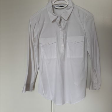 White Zara Basic Shirt S