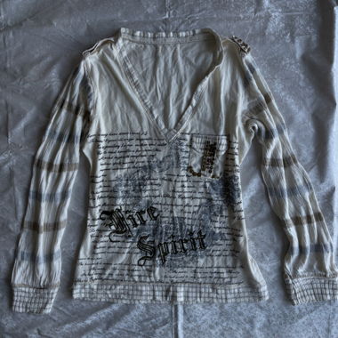 “Writer” y2k long sleeve top