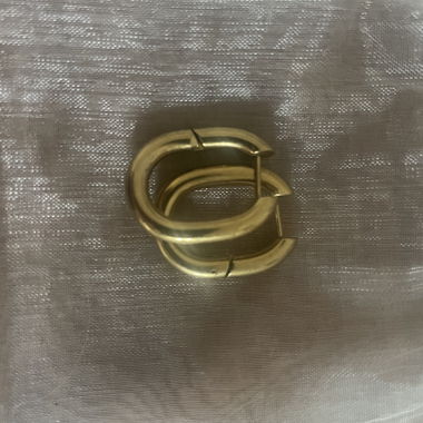 Gold earrings