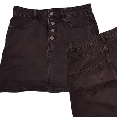 Jupe en jeans noir