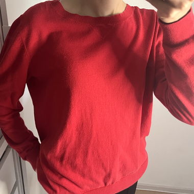 Maglione rosso da donna