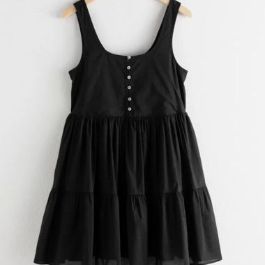 Damen & other stories Kleid in Schwarz