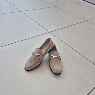 Steve Madden hellbraunes Wildleder Slipper Gr.37
