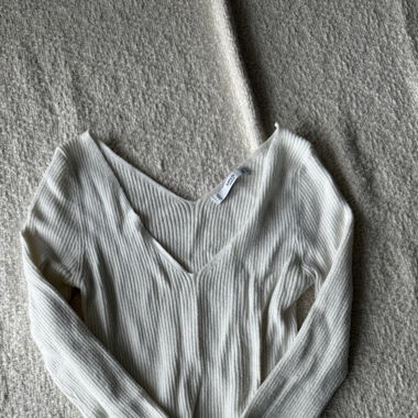 Pullover mit V-Ausschnitt