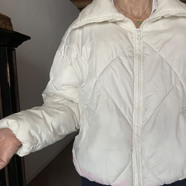 ONLY white Puffer Jacket S 