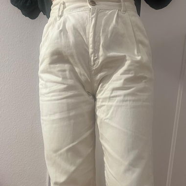 Pantalon blanc Stradivarius
