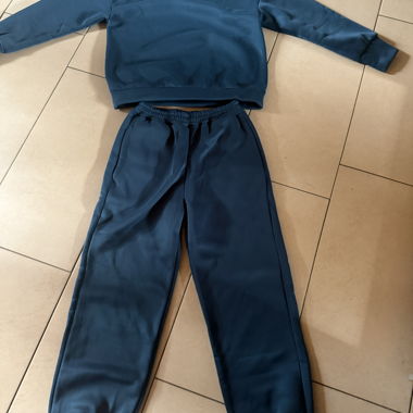 Blaues Sweatsuit Set