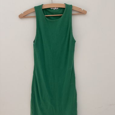 Grünes Zara Tanktop-Kleid