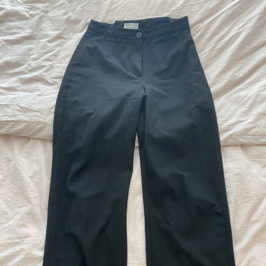 Schwarze Anzugshose