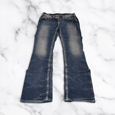 Silver Flared Jeans 