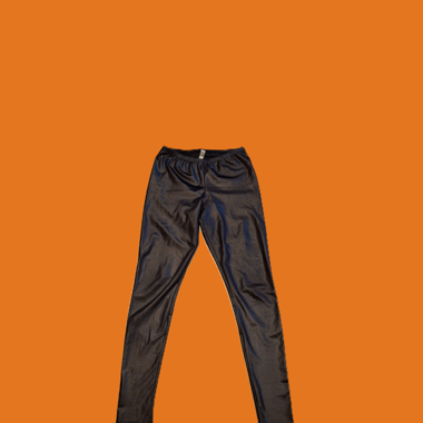 Faux leather leggings
