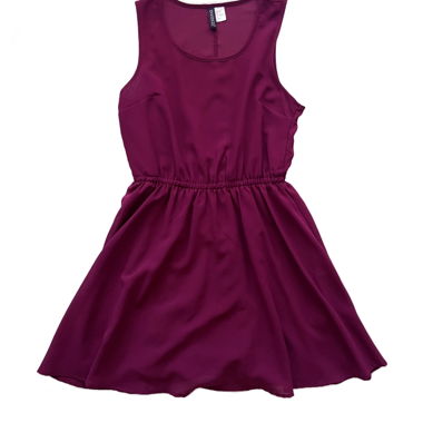 Robe bordeaux violette