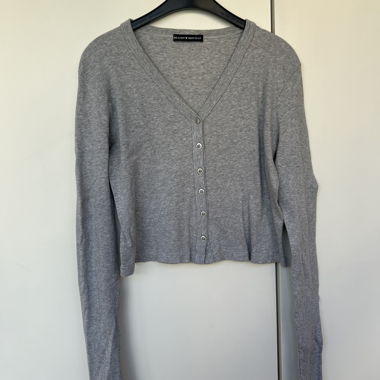 Cardigan en maille côtelée M