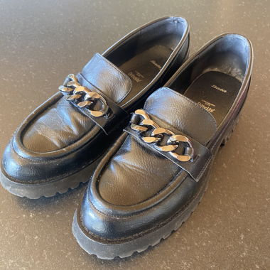 Mocassins noirs Bata taille 41