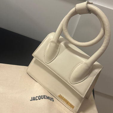 Mini sac Jacquemus blanc