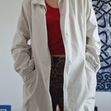 White transitional jacket