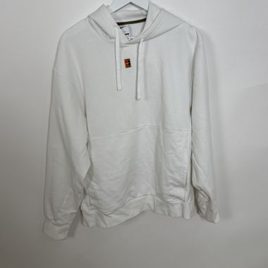 Nike Dri-FIT Tennis Hoodie in Weiss