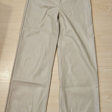 Pantaloni in ecopelle beige Tally Weijl Tag. 40
