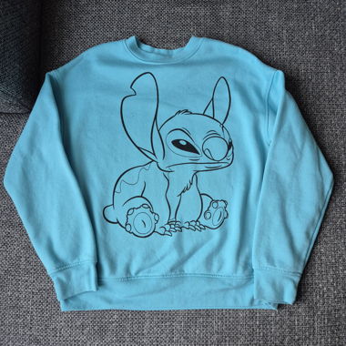 Blauer Stitch Pullover
