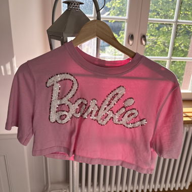Barbie Pailletten Crop Top