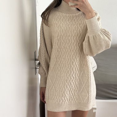 Beige Knit Sweater