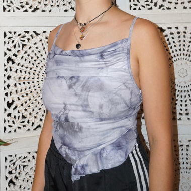 Violet Mesh Top